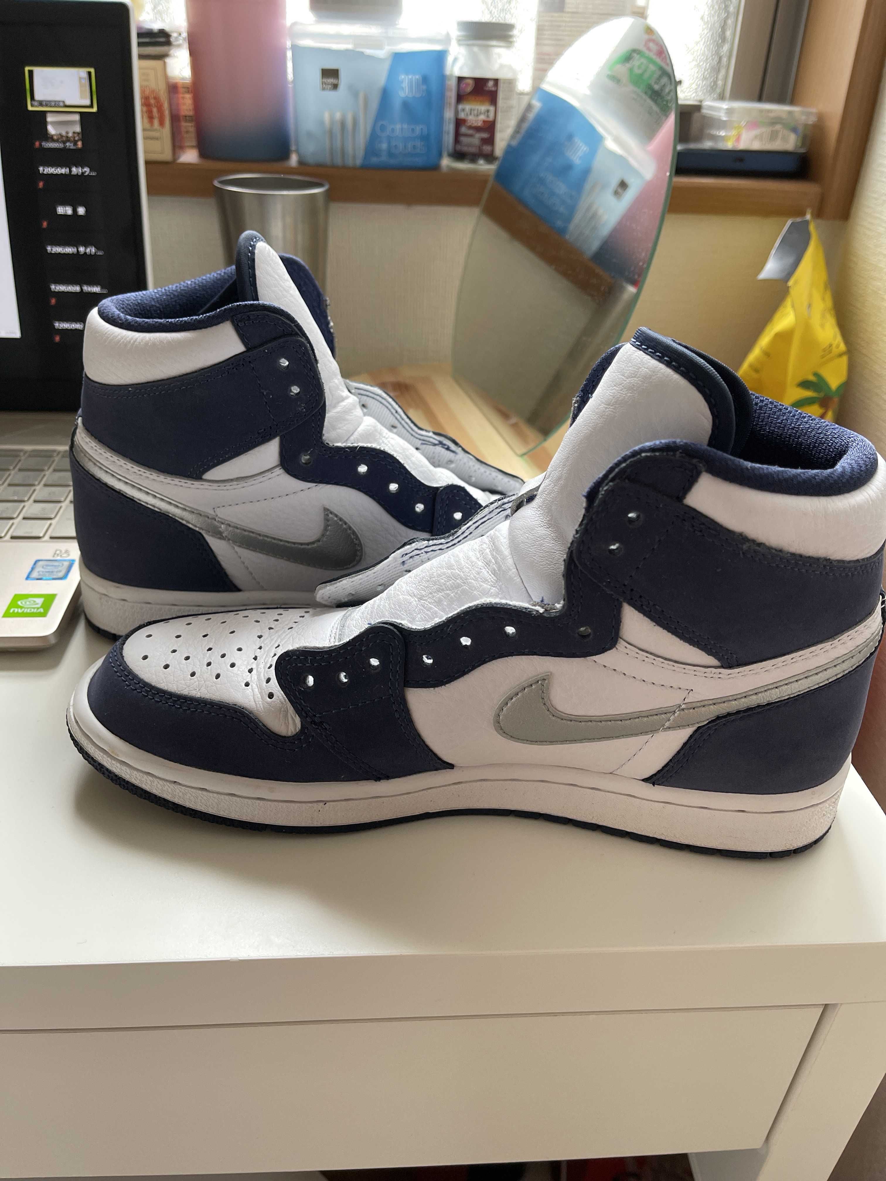 Nike Air Jordan 1 High OG CO.JP "White/Midnight Navy" (2020)(ブリーフケースなし)