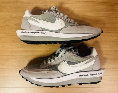 Fragment × sacai × Nike LD Waffle "Light Smoke Grey"
