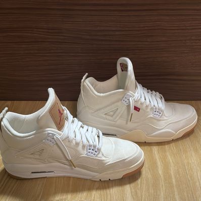 NIKE × LEVI’S AIR JORDAN 4 "WHITE DENIM"(タグ:®のみ)