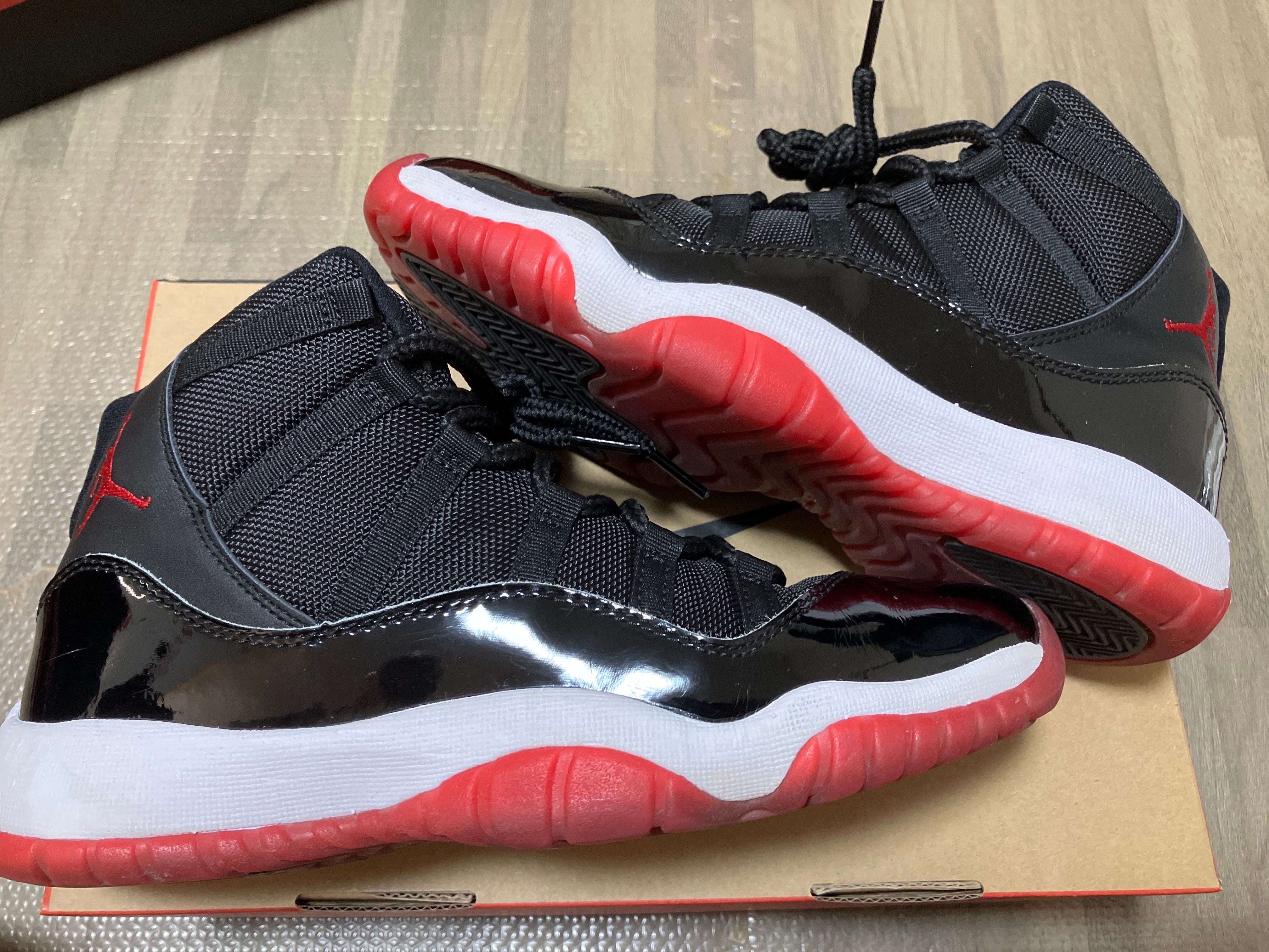NIKE AIR JORDAN 11 RETRO GS "BRED"
