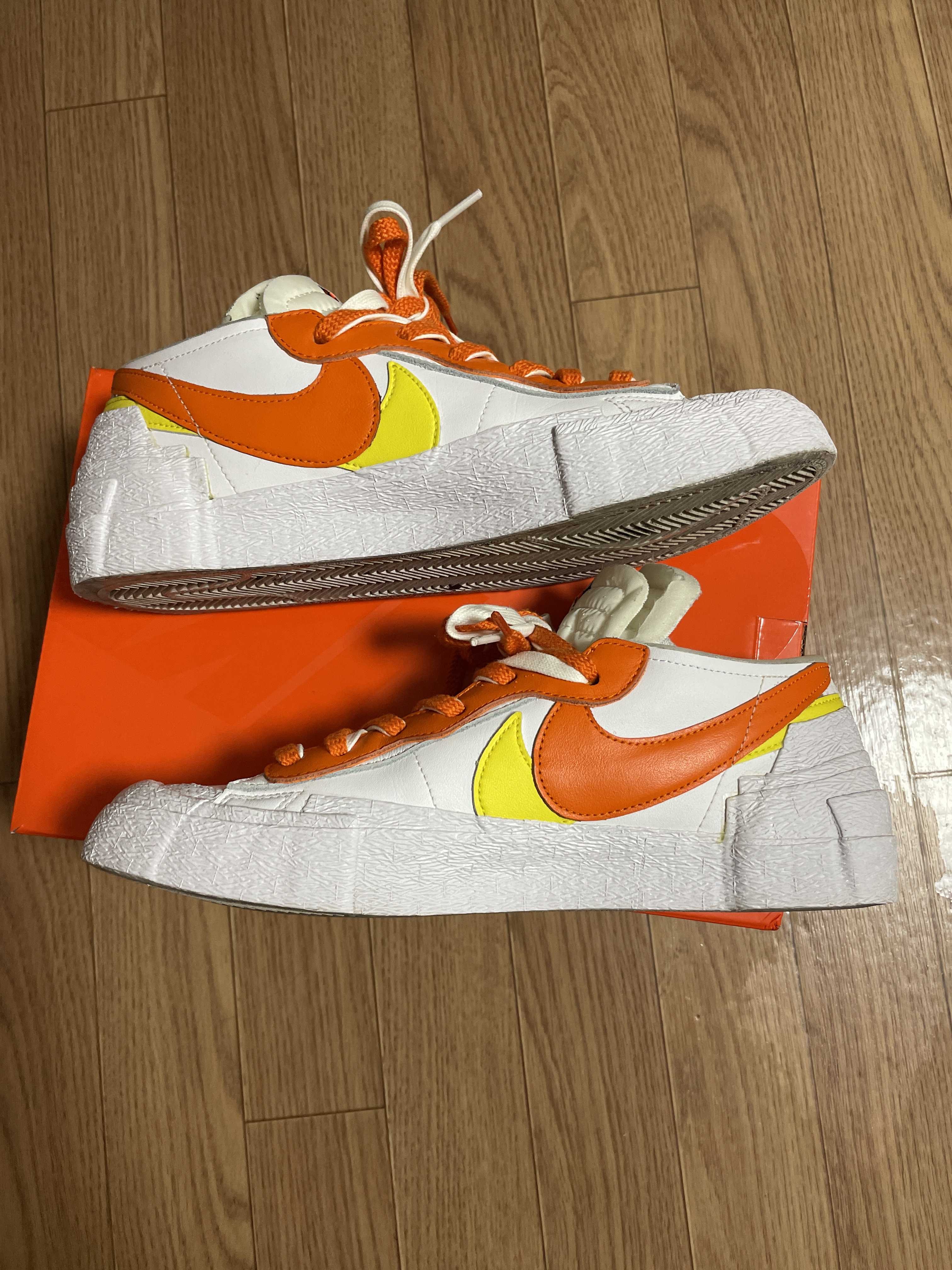 SACAI × NIKE BLAZER LOW "MAGMA ORANGE"
