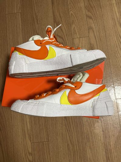 SACAI × NIKE BLAZER LOW "MAGMA ORANGE"