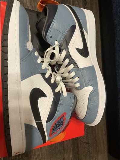 FACETASM × Nike Air Jordan 1 Mid "White/Navy"