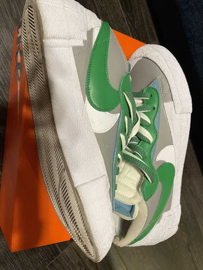 sacai × Nike Blazer Low "Classic Green"