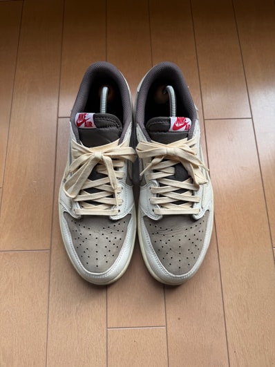 Travis Scott × Nike Air Jordan 1 Low OG SP "Reverse Mocha/Sail and Ridgerock"