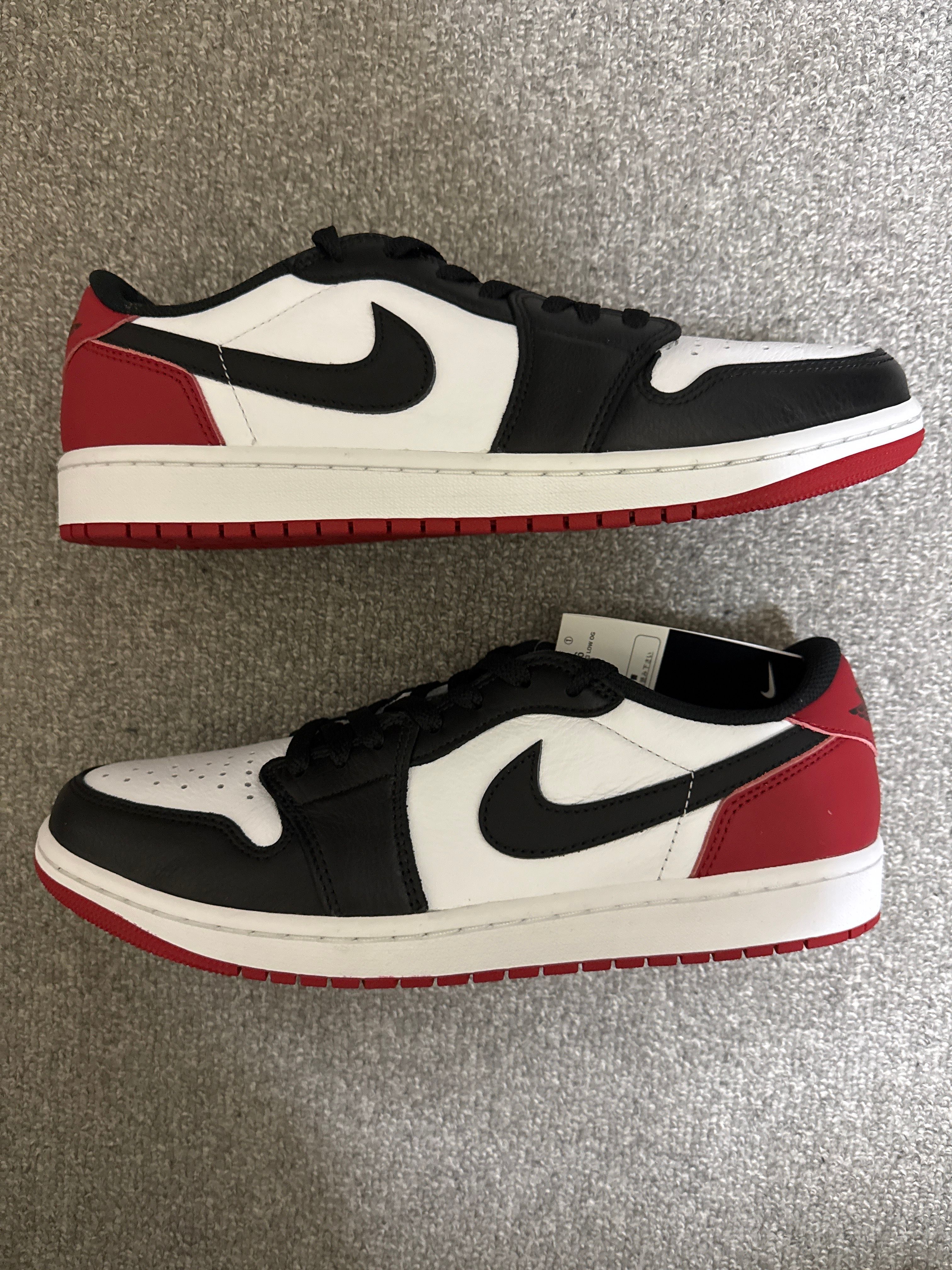 Nike Air Jordan 1 Retro Low OG "Black Toe"