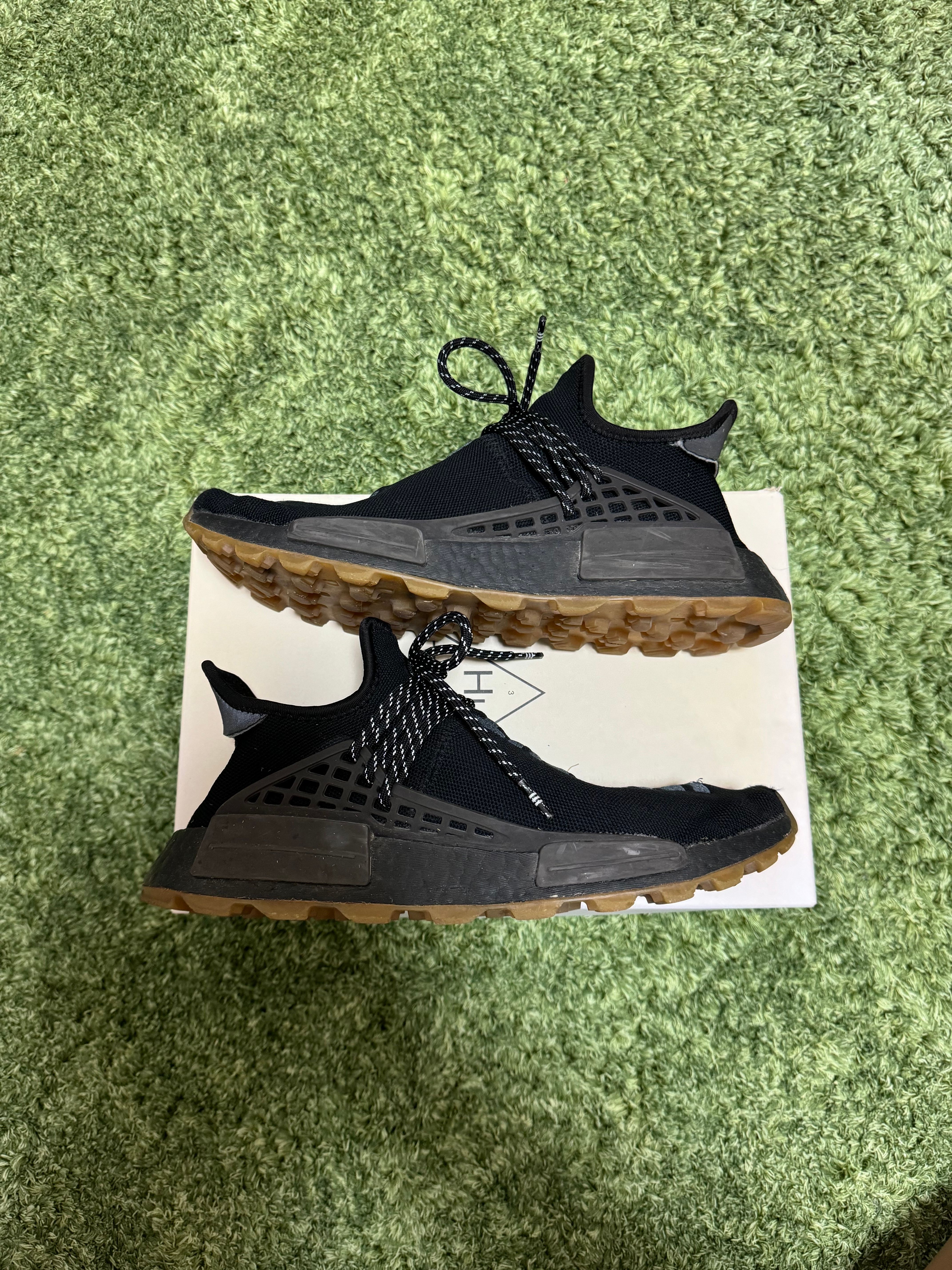 Pharrell × adidas NMD Hu Pharrell Human Race "Triple Black Pack"