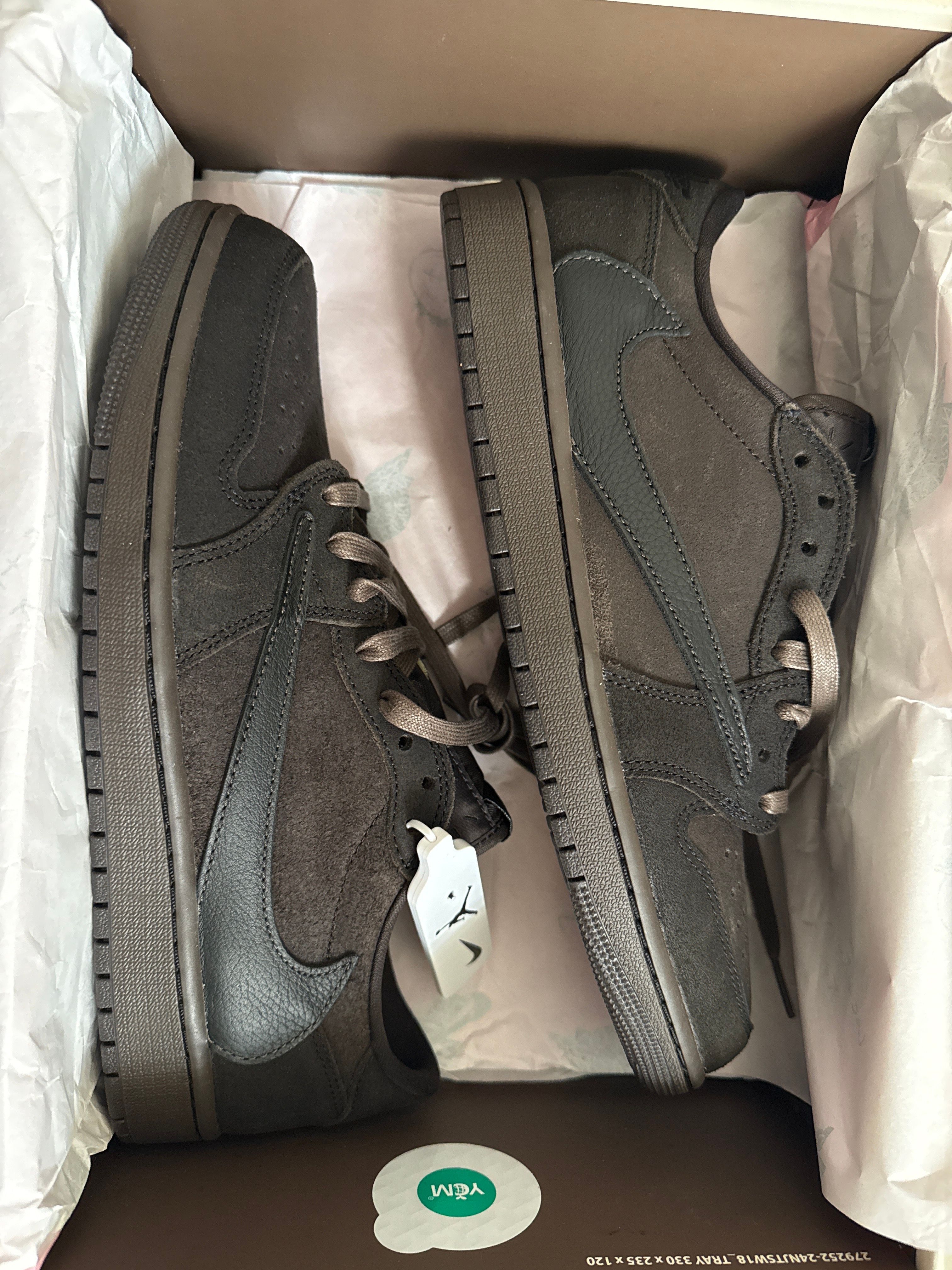 Travis Scott × Nike Air Jordan 1 Low OG SP "Velvet Brown and Dark Mocha"