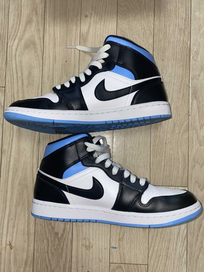 Nike Women's Air Jordan 1 Mid "Black/University Blue"