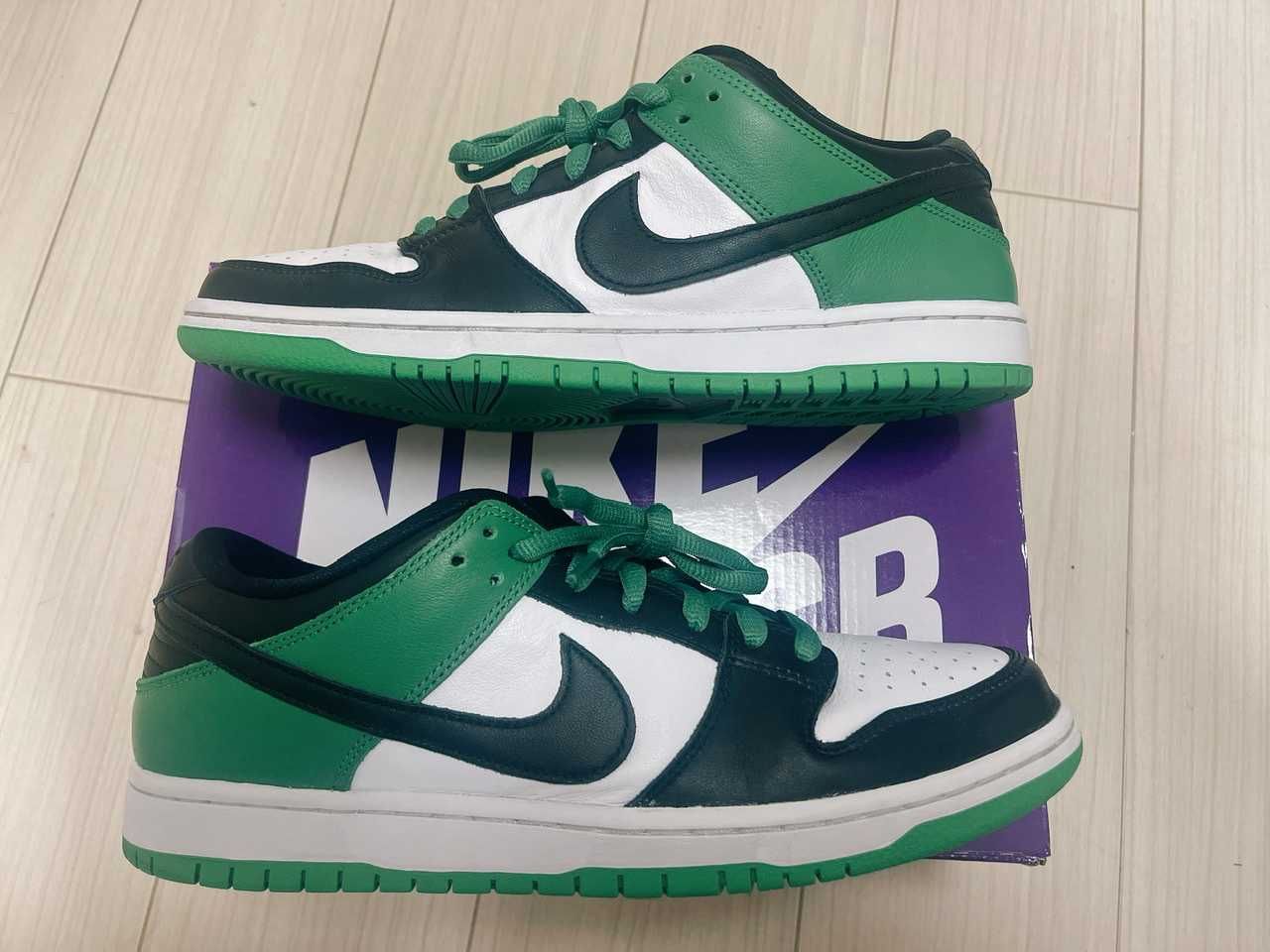 Nike SB Dunk Low Pro "Black and Classic Green"