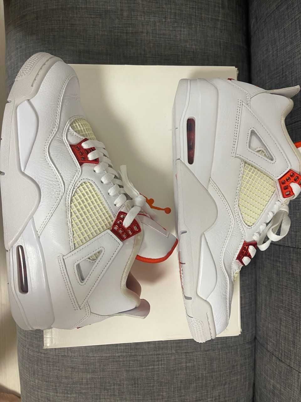 Nike Air Jordan 4 Retro "White/Team Orange"
