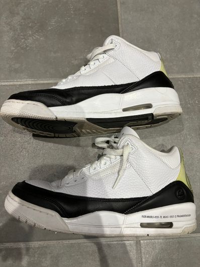 Fragment × Nike Air Jordan 3 "White/Black"