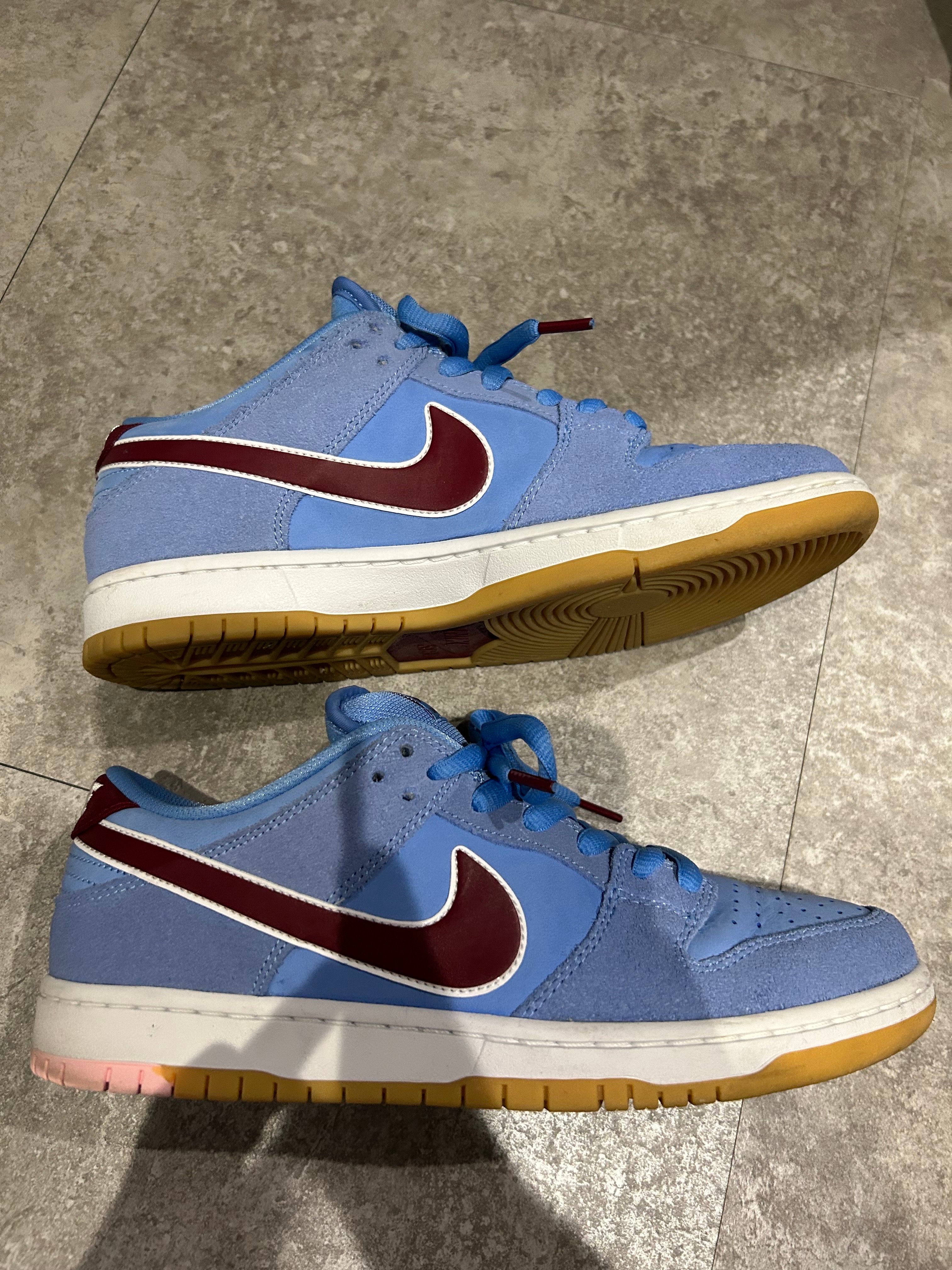 Nike SB Dunk Low Pro "Philadelphia Phillies/Valor Blue and Team Maroon"
