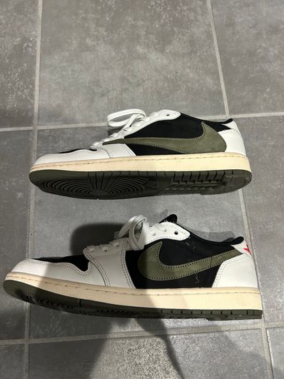 Travis Scott × Nike Women's Air Jordan 1 Low OG "Medium Olive"