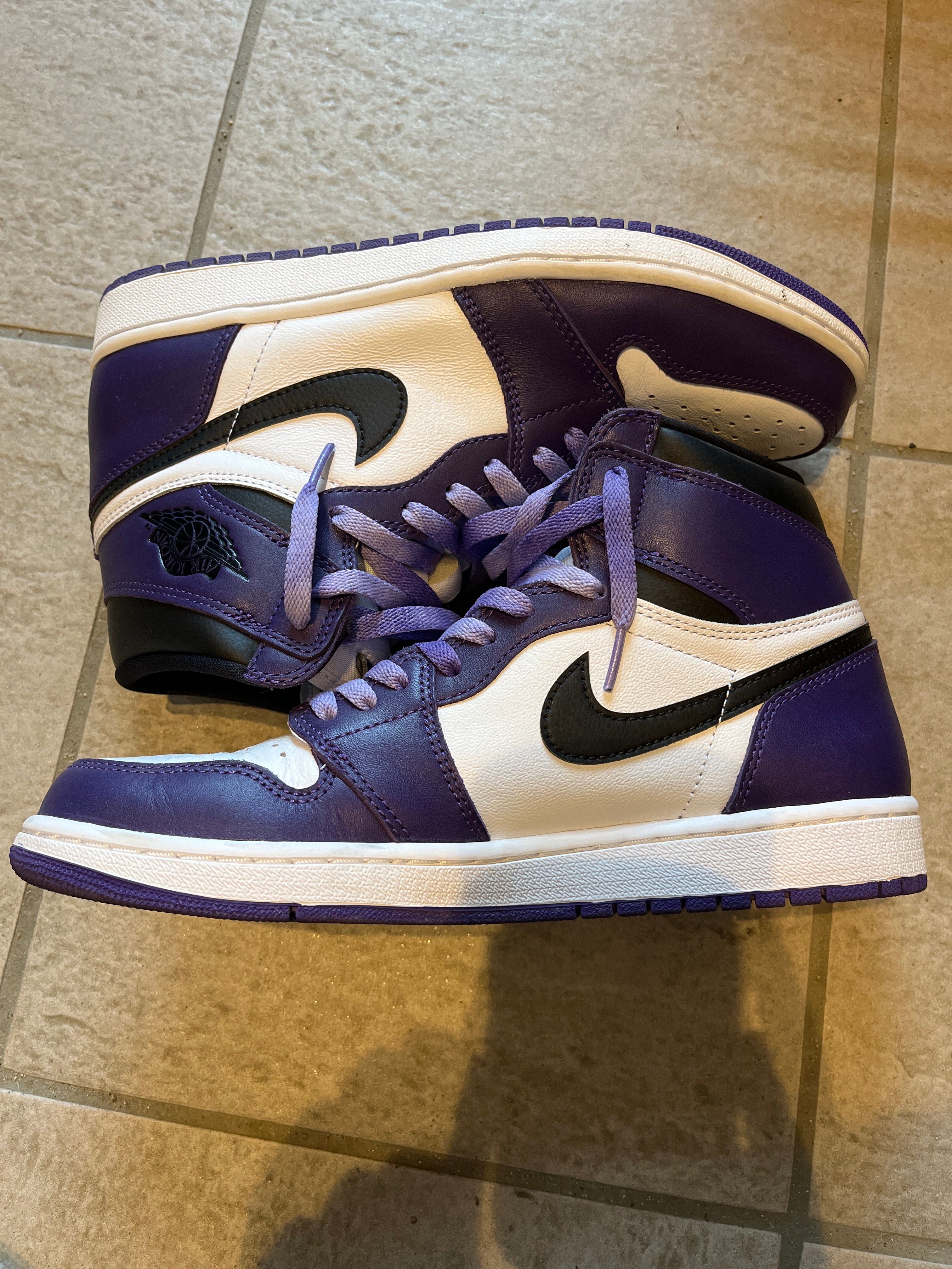 Nike Air Jordan 1 Retro High OG "Court Purple White/Black" (2020)