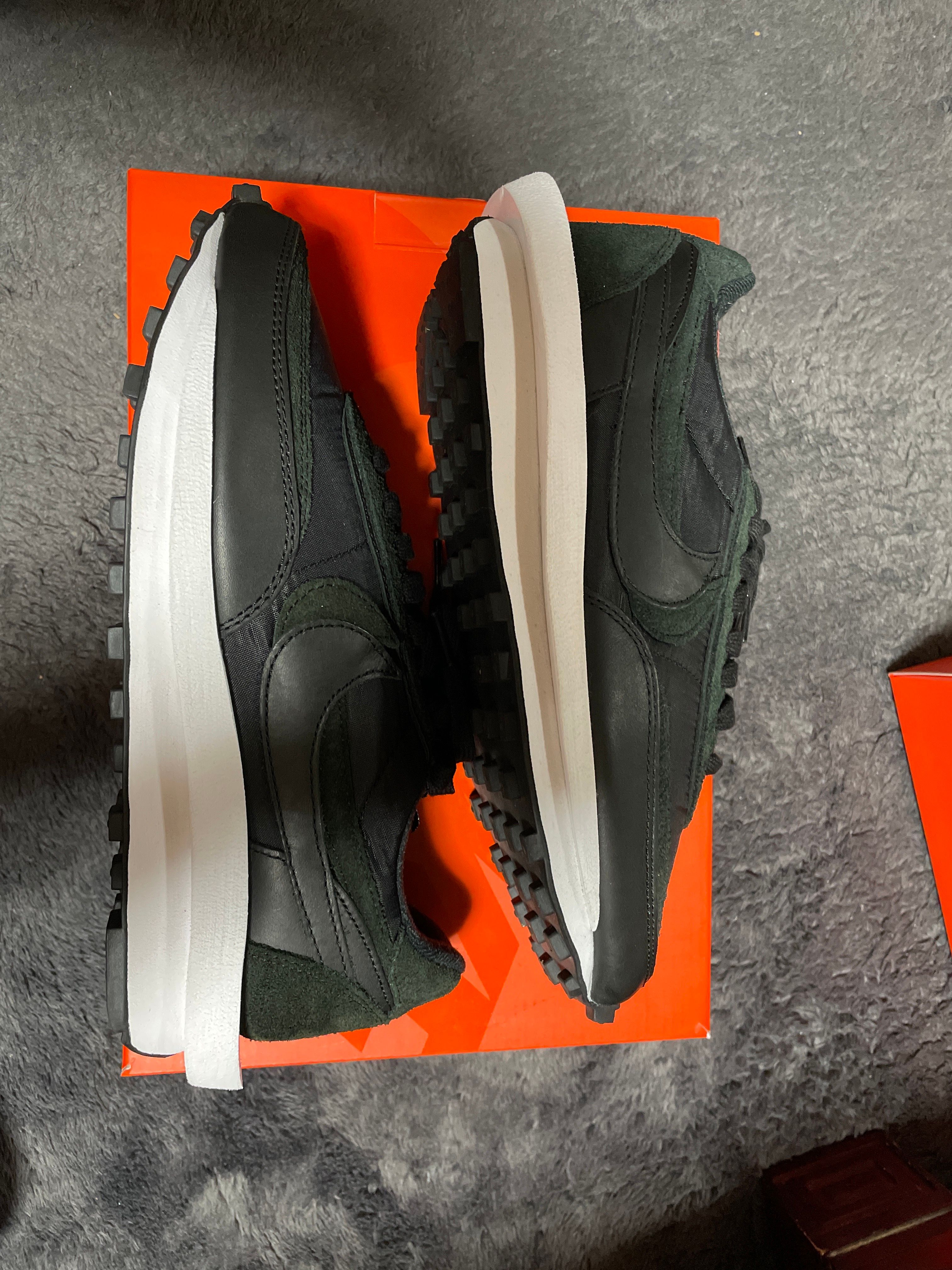 sacai × Nike LDV Waffle "Triple Black"