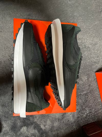 sacai × Nike LDV Waffle "Triple Black"