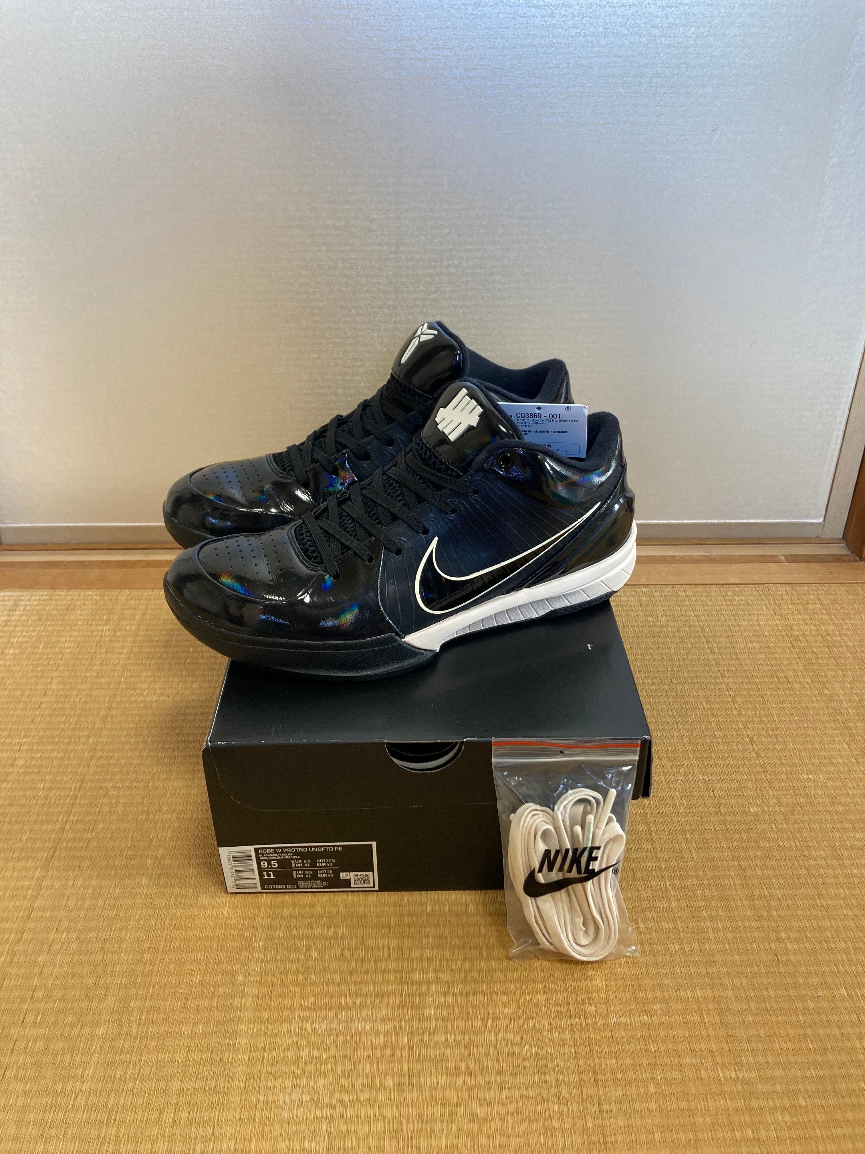 UNDEFEATED × Nike Kobe 4 Protro "Black Mamba"