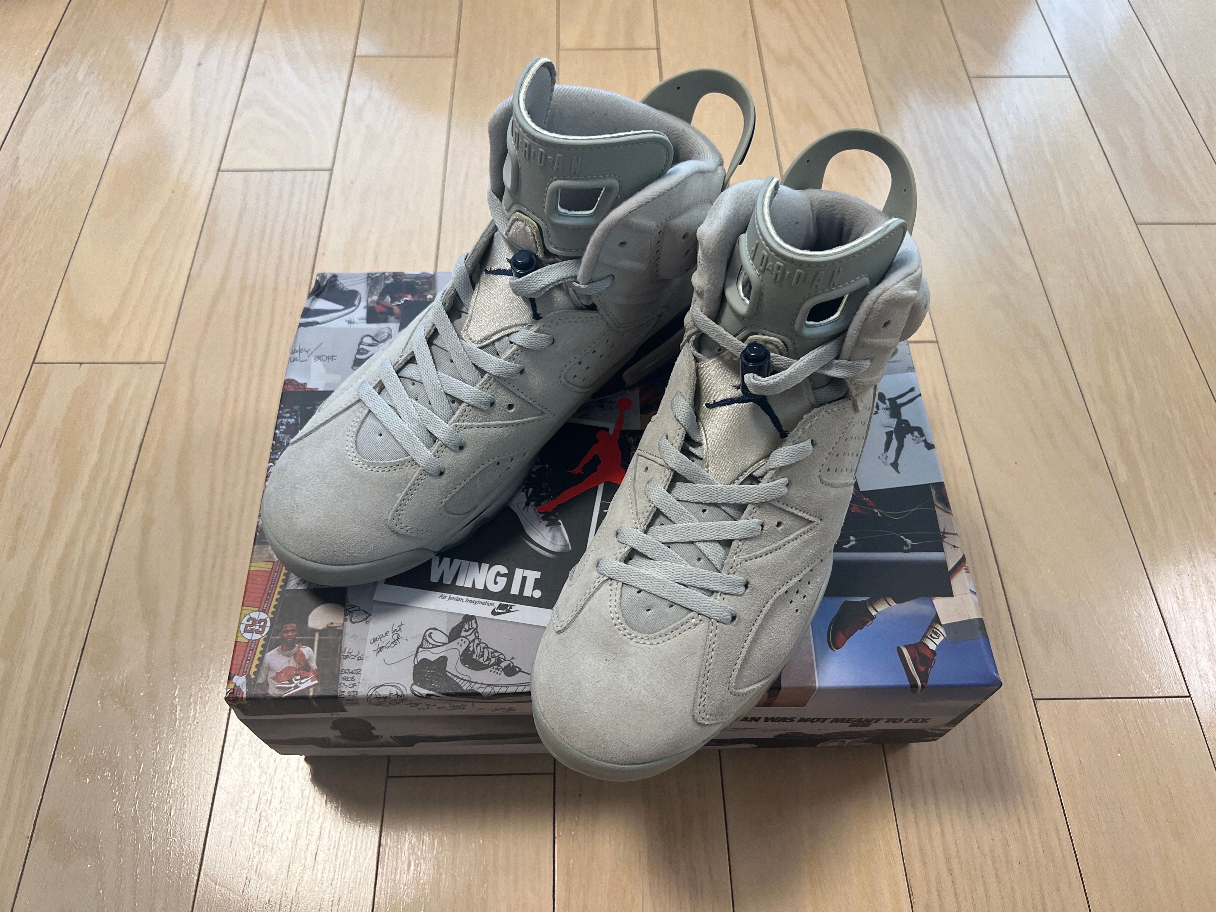 Nike Air Jordan 6 "Magnet and College Navy"