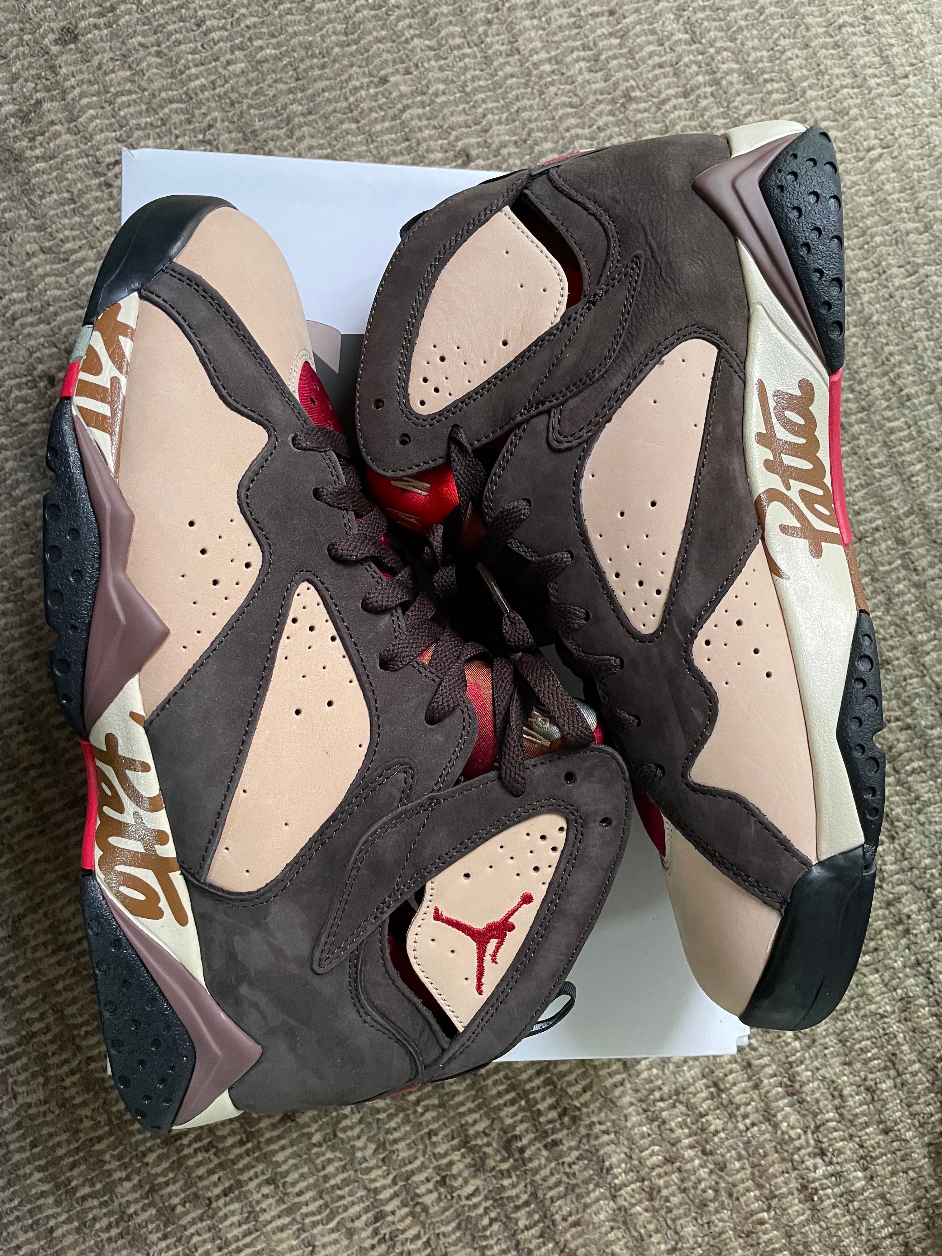 Patta × Nike Air Jordan 7 OG "Brown"