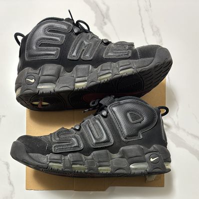 Supreme × Nike Air More Uptempo "Black"