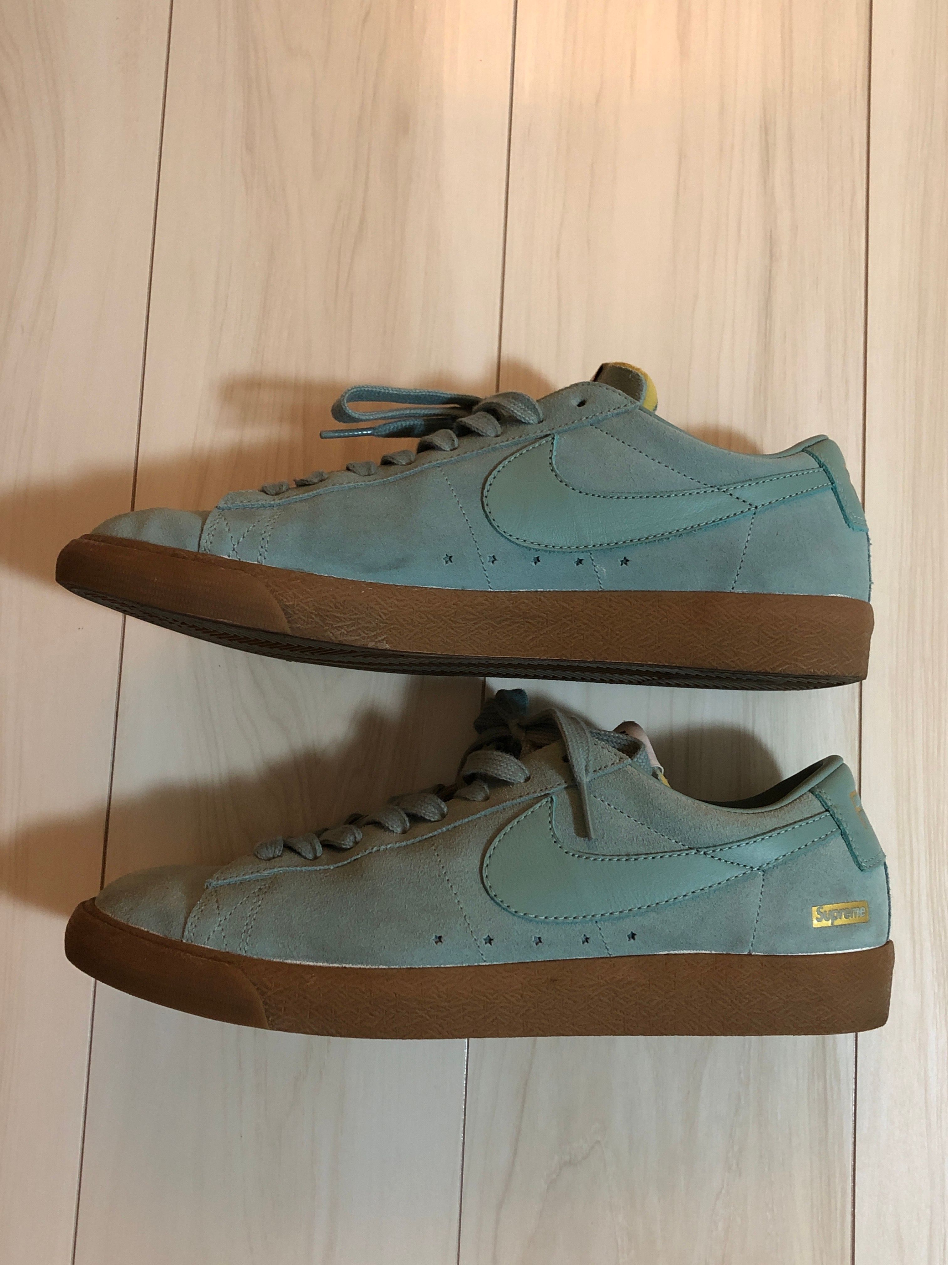 Supreme × Nike Blazer Low GT "Cannon/Cannon-Gum-Medium Brown"