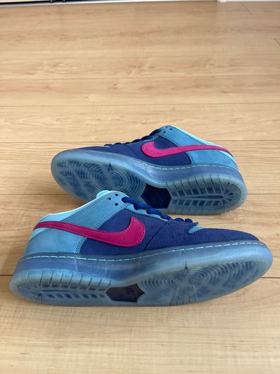 Run The Jewels × Nike SB Dunk Low "Deep Royal Blue and Active Pink"