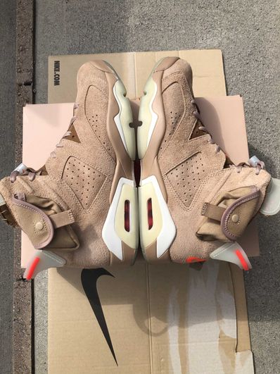 Travis Scott × Nike Air Jordan 6 "British Khaki"