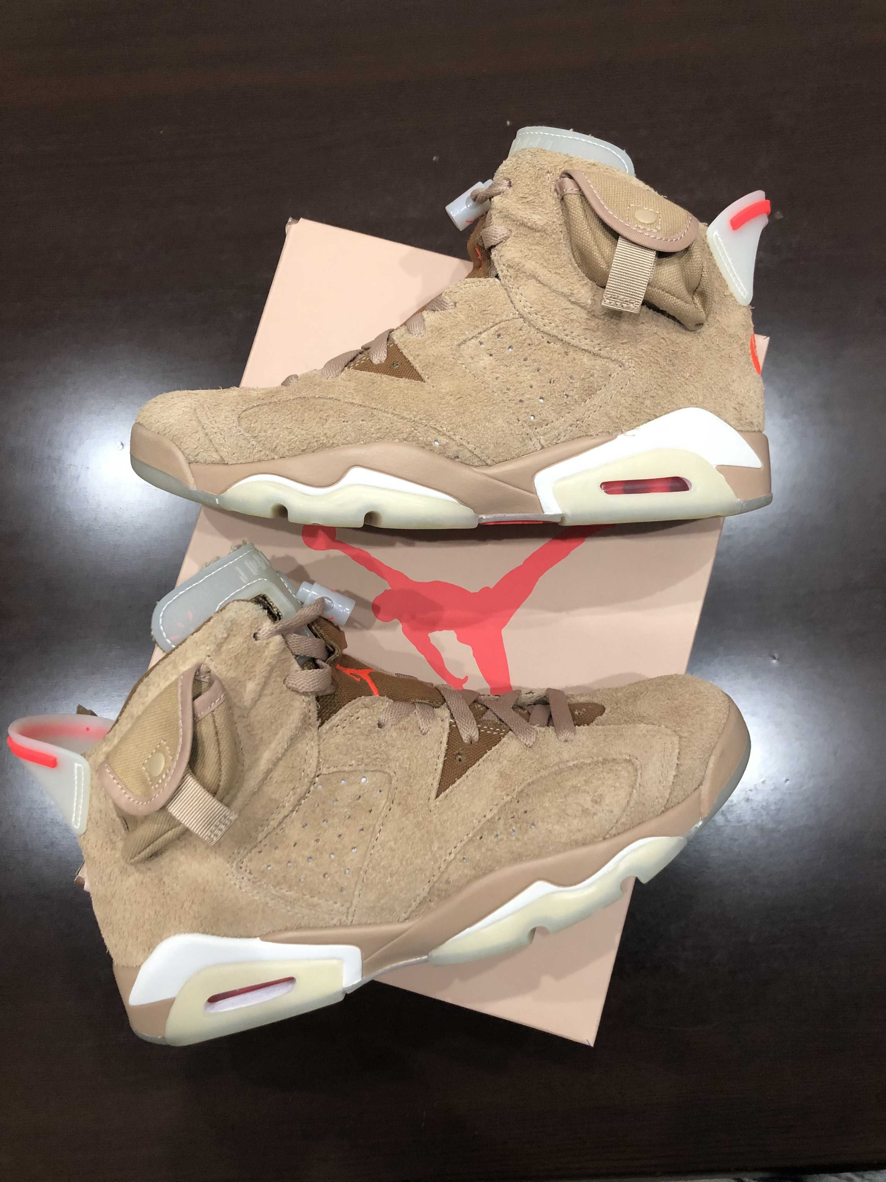 Travis Scott × Nike Air Jordan 6 "British Khaki"