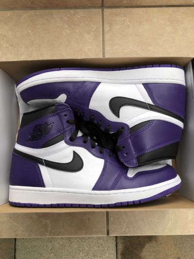 Nike Air Jordan 1 Retro High OG "Court Purple White/Black" (2020)