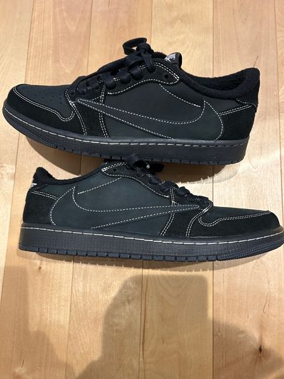 Travis Scott × Nike Air Jordan 1 Low OG SP "Black Phantom"