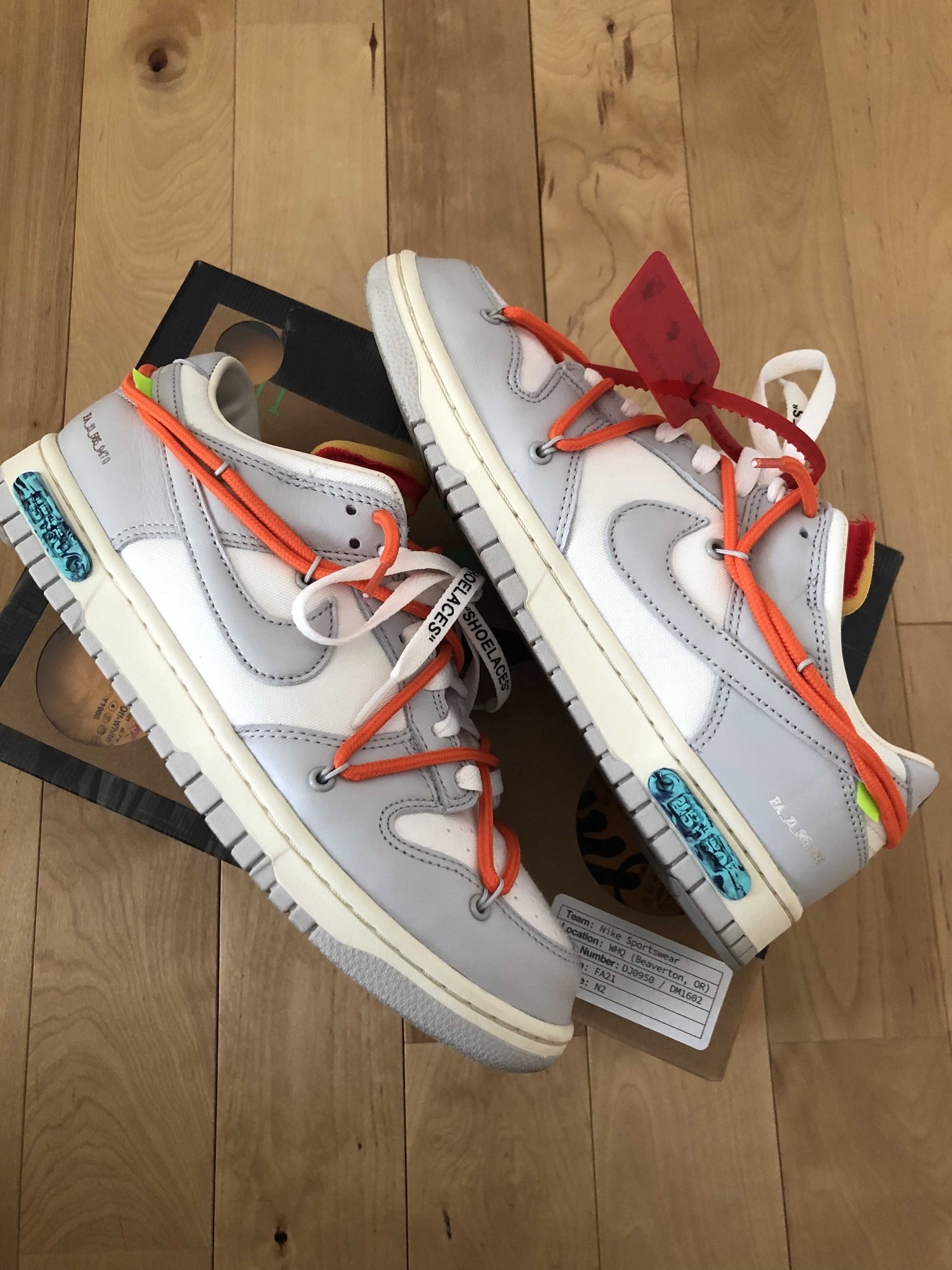 Off-White × Nike Dunk Low 1 of 50 "Lot.45"