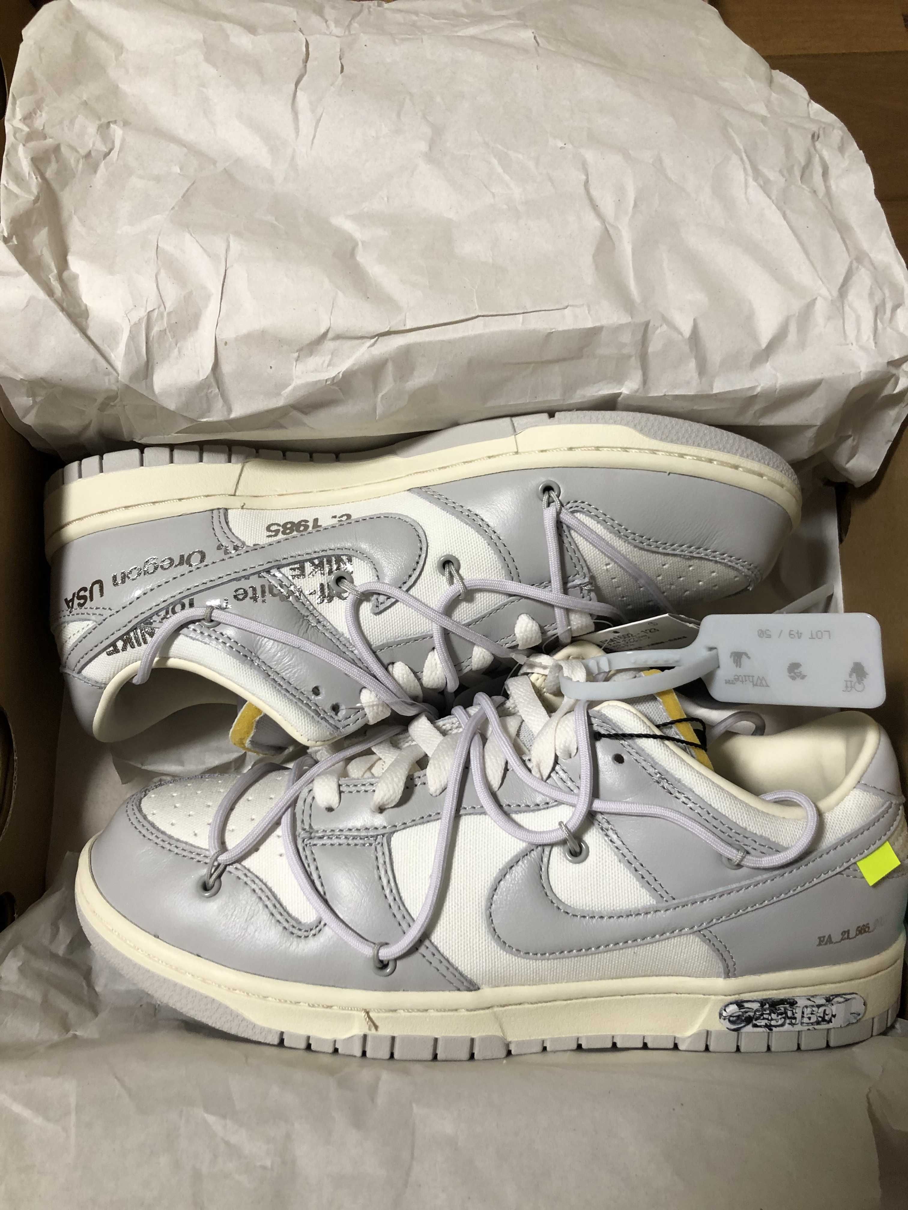 Off-White × Nike Dunk Low 1 of 50 "Lot.49"