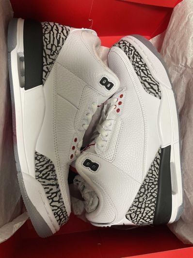 Nike Air Jordan 3 Retro "Free Throw Line White Cement"