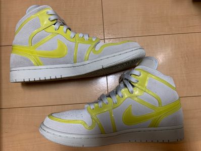 NIKE Women's AIR JORDAN 1 MID LX "OPTI YELLOW"