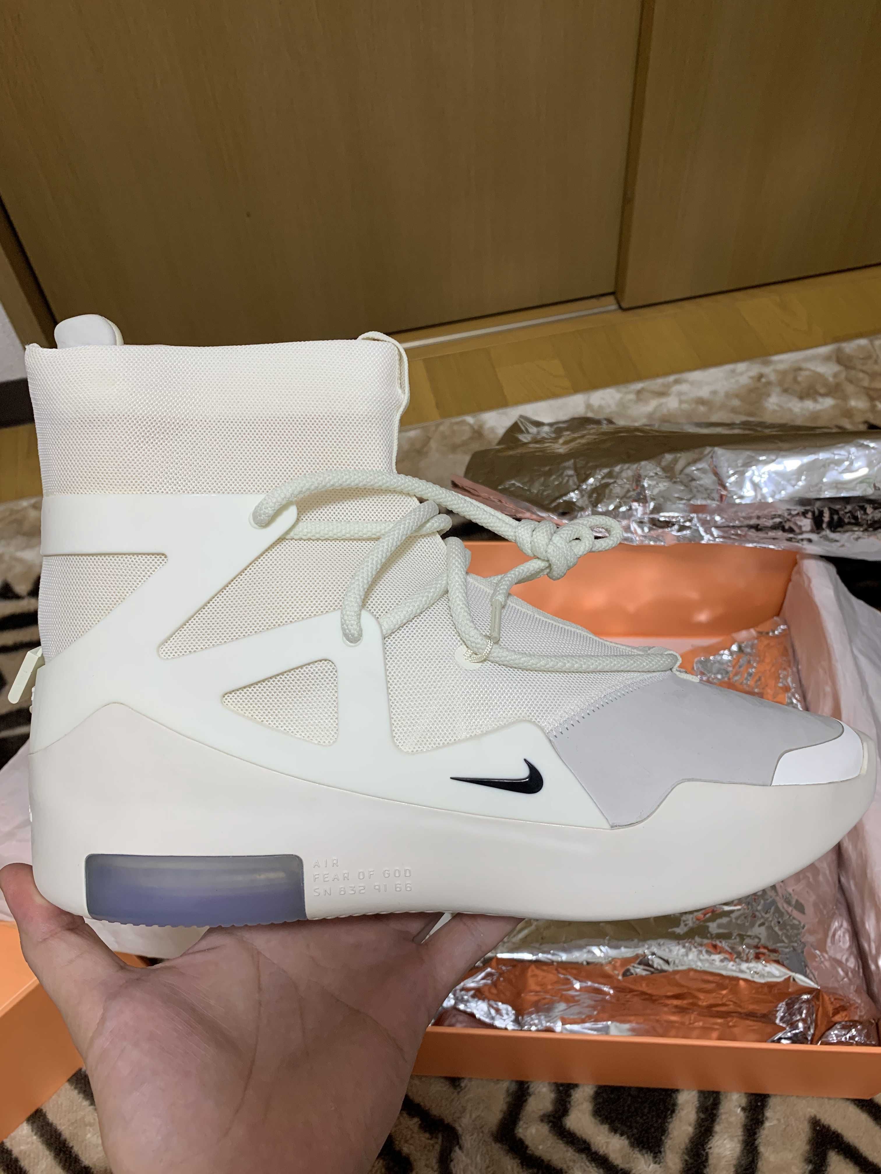 Fear Of God × Nike Air 1 "Sail Black"