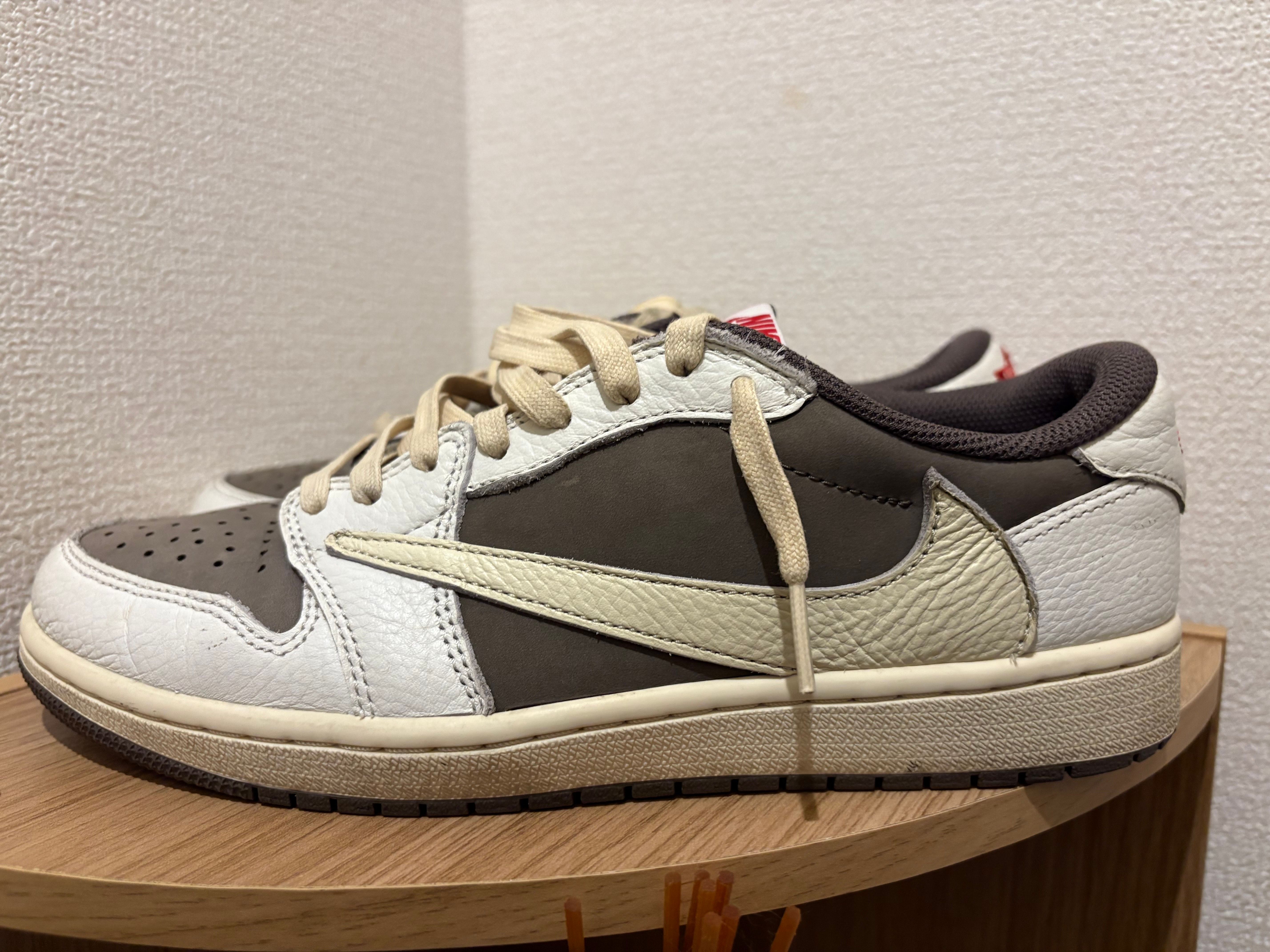 Travis Scott × Nike Air Jordan 1 Low OG SP "Reverse Mocha/Sail and Ridgerock"