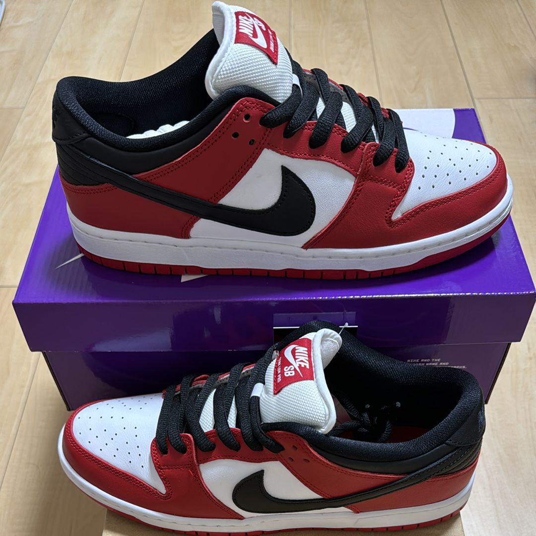 Nike SB Dunk Low Pro "J-Pack Chicago/Varsity Red and White"