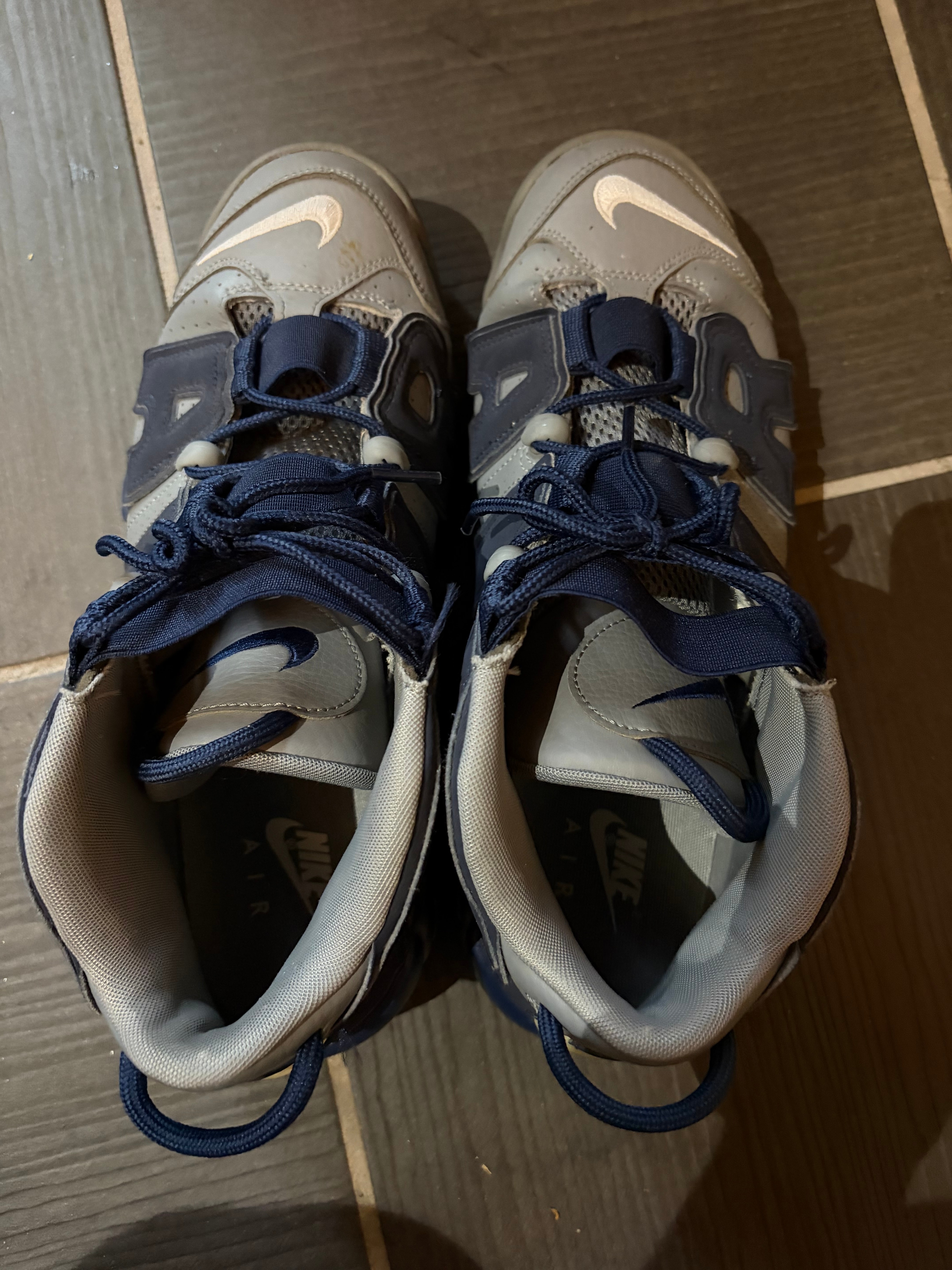 Nike Air More Uptempo '96 "Cool Grey/White/Midnight Navy"