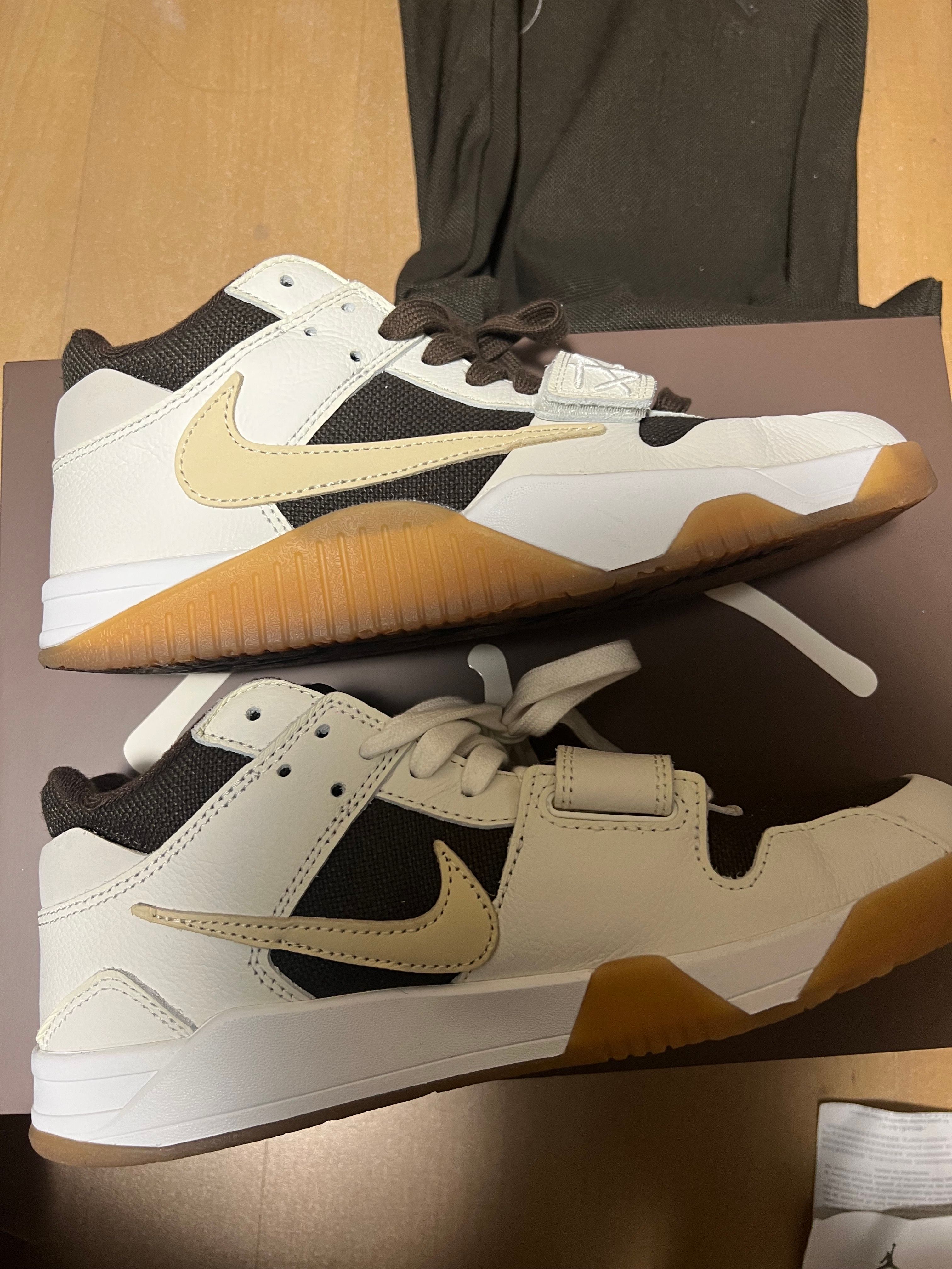 Travis Scott × Nike Jordan Jumpman Jack TR "Sail and Dark Mocha"