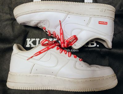 Supreme × Nike Air Force 1 Low "White"