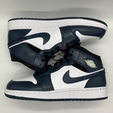 Nike GS Air Jordan 1 Mid "Dark Teal/Armory Navy"