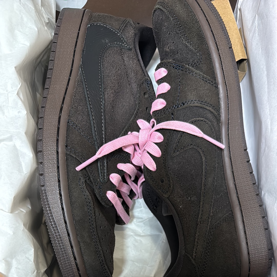 Travis Scott × Nike Air Jordan 1 Low OG SP "Velvet Brown and Dark Mocha"