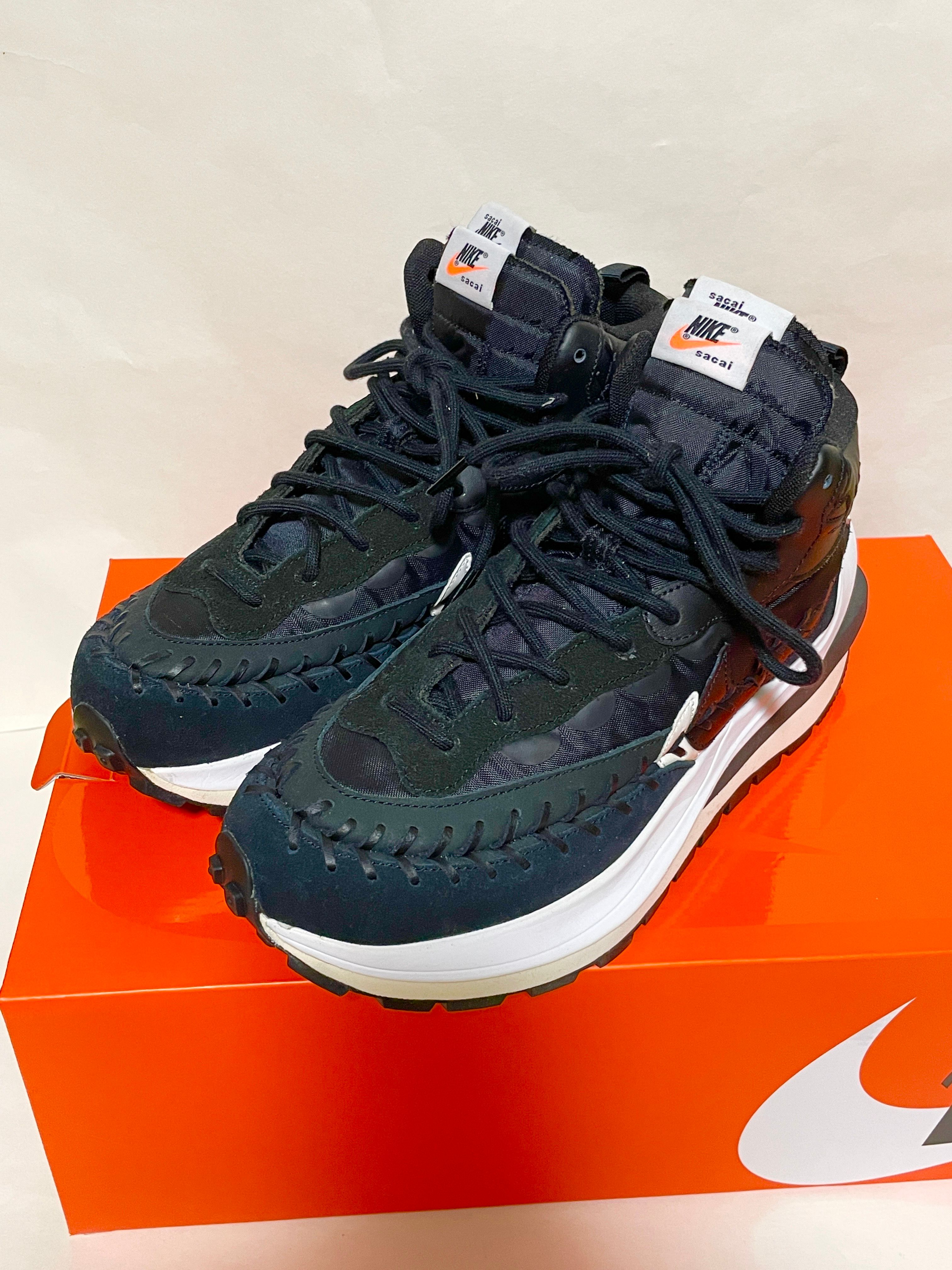 Jean-Paul Gaultier × sacai × Nike Vapor Waffle "Black/Black-White"