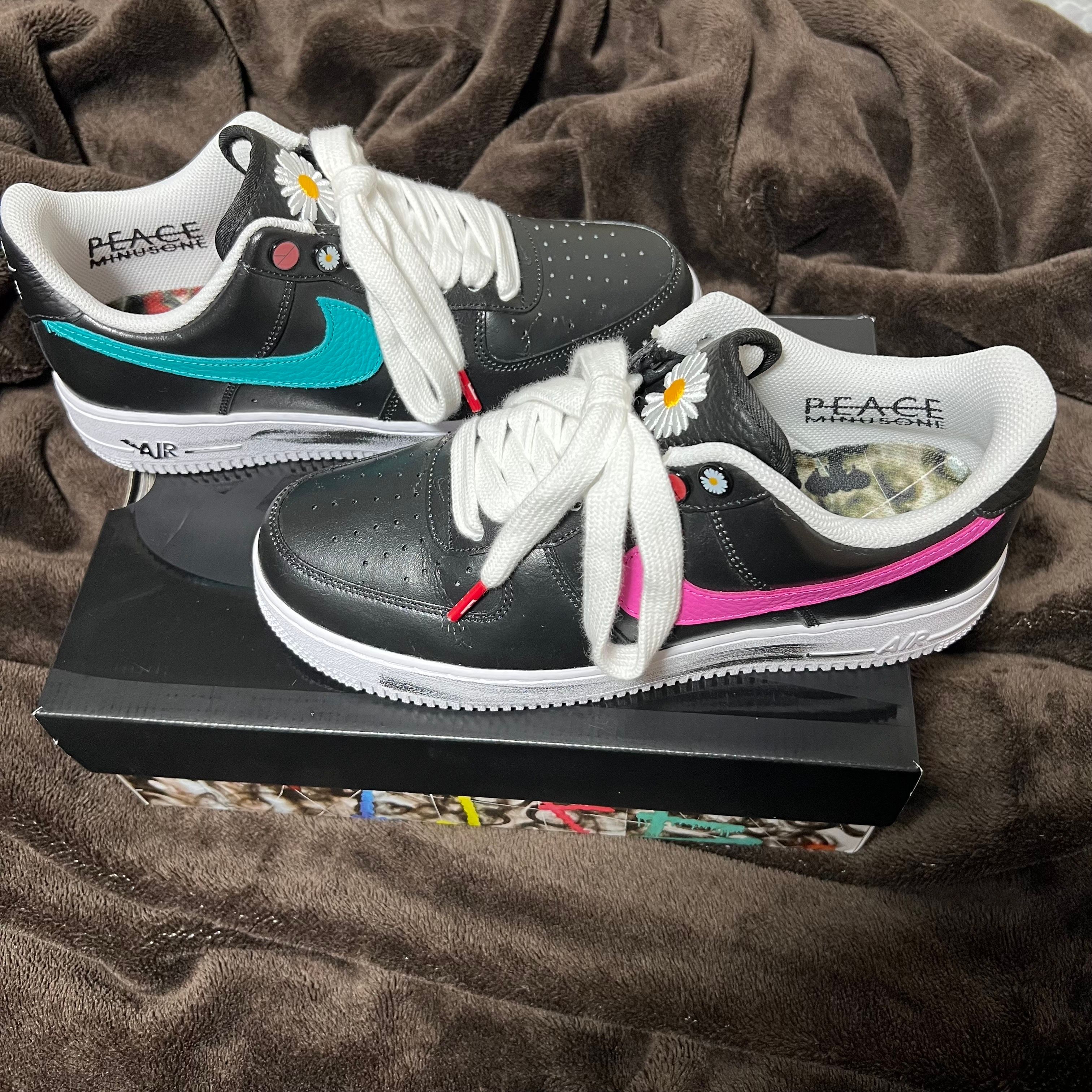 PEACEMINUSONE × Nike Air Force 1 Low '07 Para-Noise 3.0 "Black and Multi-Color" / G-DRAGON