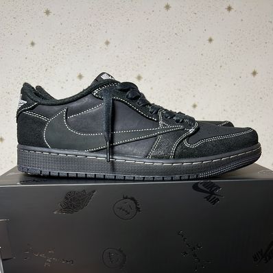 Travis Scott × Nike Air Jordan 1 Low OG SP "Black Phantom"