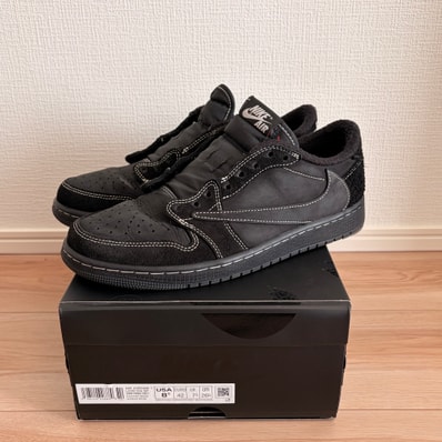 Travis Scott × Nike Air Jordan 1 Low OG SP "Black Phantom"