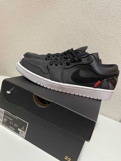 NIKE × PARIS SAINT GERMAIN AIR JORDAN 1 LOW PSG "BLACK"