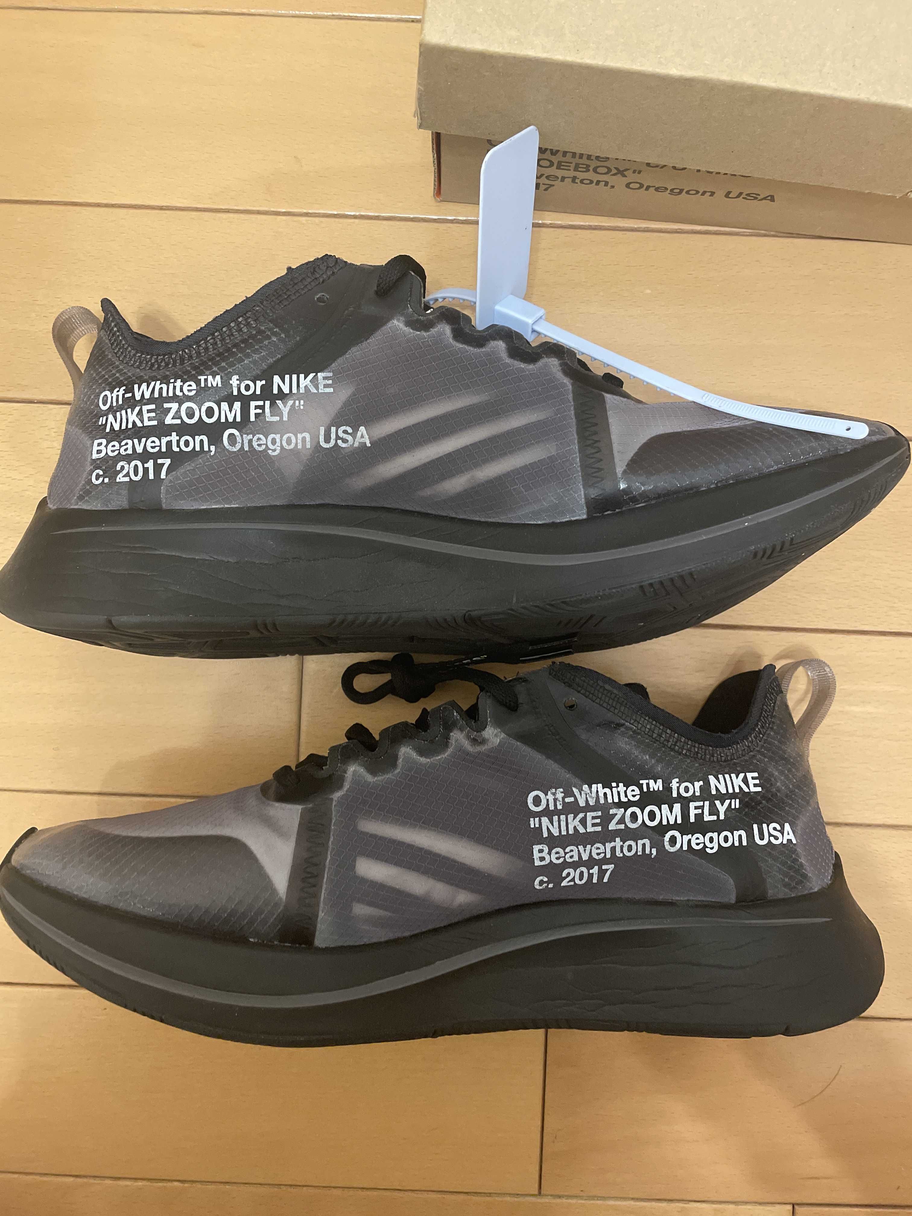 Off-White × Nike Zoom Fly "Black"