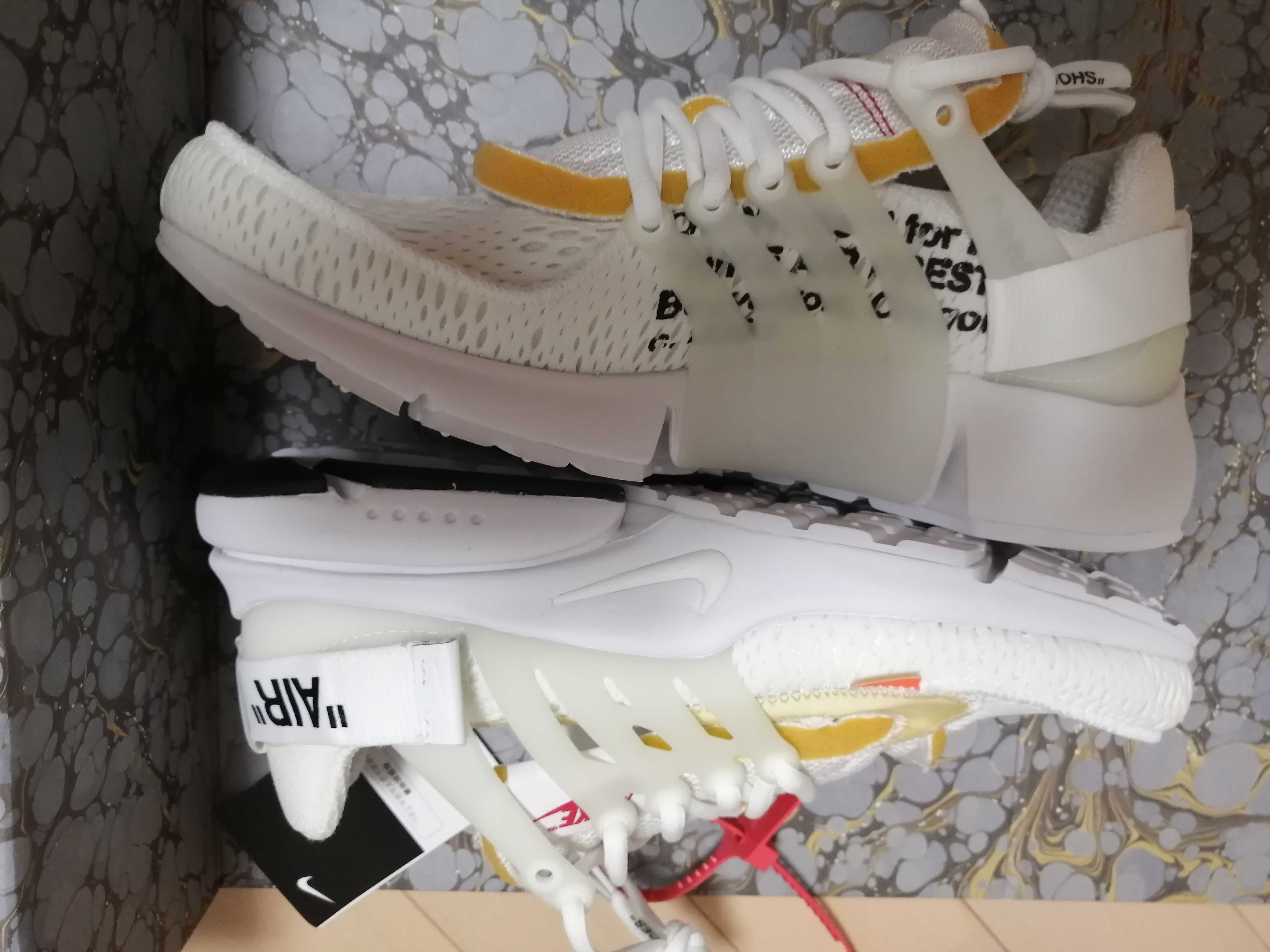 Off-White × Nike Air Presto "White/Black/Cone"